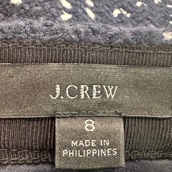 J Crew No. 2 Pencil Skirt in Navy Spotted Tweed Women’s 8 - Picture 11 of 13